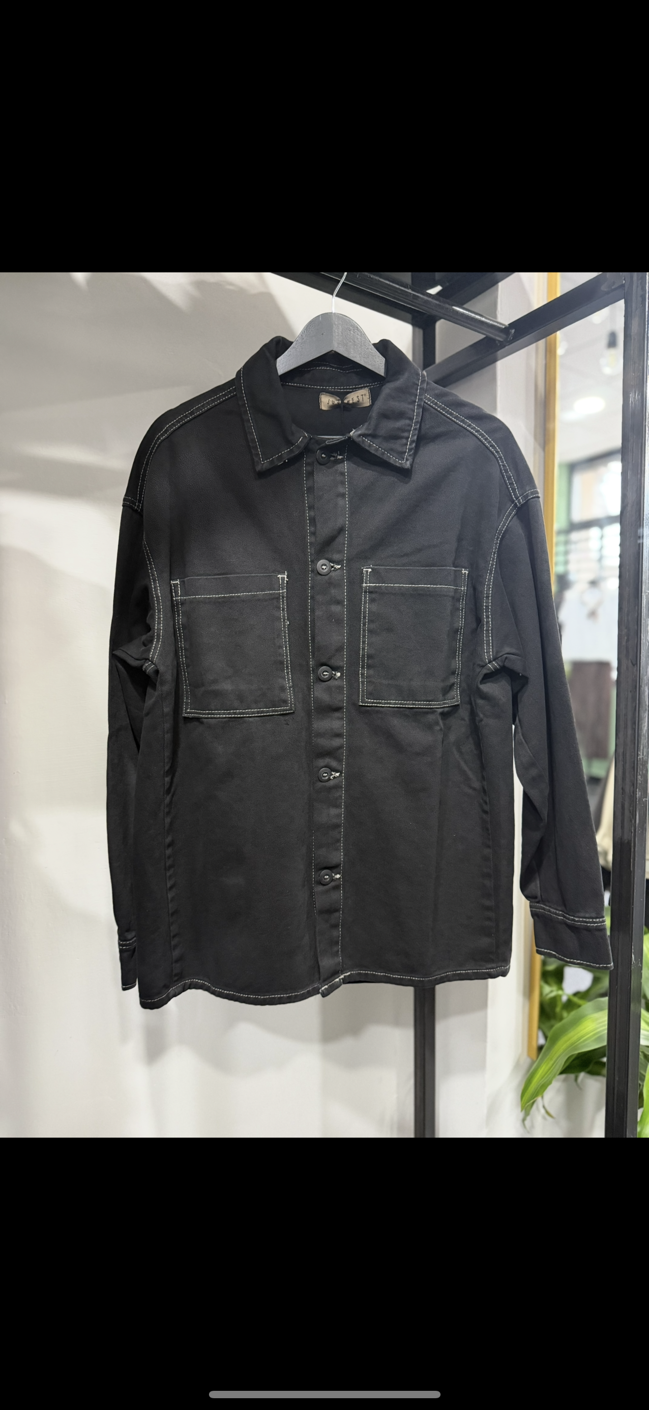 Camicia Denim Black